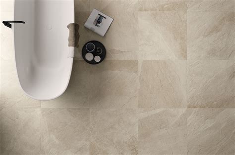 Shale Sand Porcelain Stoneware Wallfloor Tiles With Stone Effect By