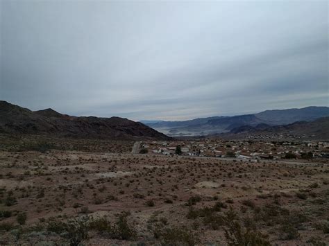 Obscured view of Lake Mead.