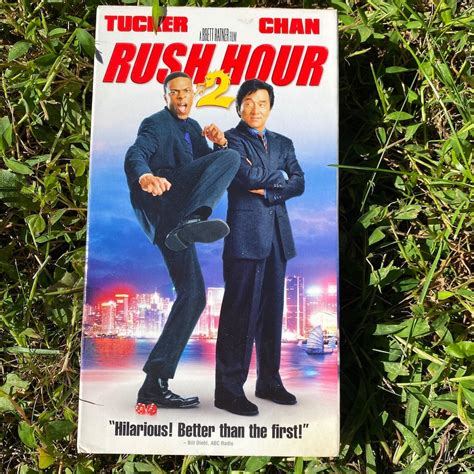 Rush Hour 2 Vhs Vcr Video Tape Movie Chris Tucker Jackie Chan 2001 Etsy