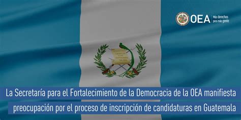 OEA on Twitter La Secretaría para el Fortalecimiento de la Democracia