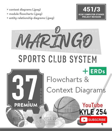 Maringo Sports Club System Flowcharts Other Diagrams In Thika Town