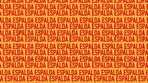 Acertijo Visual De La Palabra ESPADA El 97 No La Logra Encontrar En