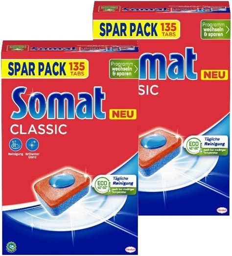 Somat Classic Sp Lmaschinen Tabs X Tabs Geschirrsp L Tabs F R