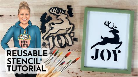 How To Make Reusable Stencils With Cricut Youtube