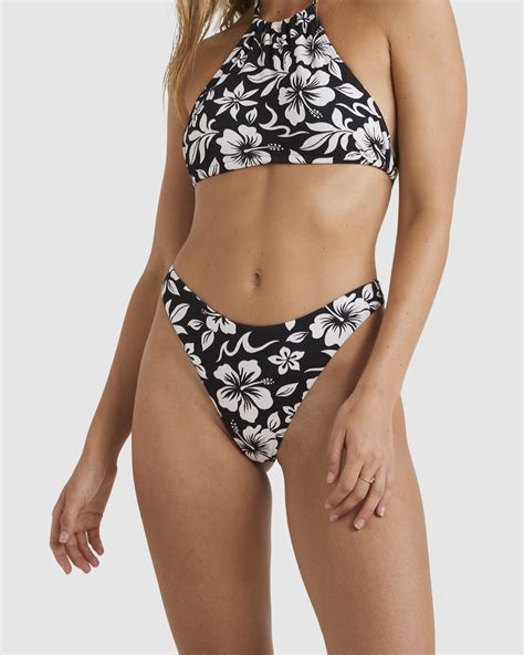 Billabong Toko Skimpy Hike Bikini Bottom Black Surfstitch