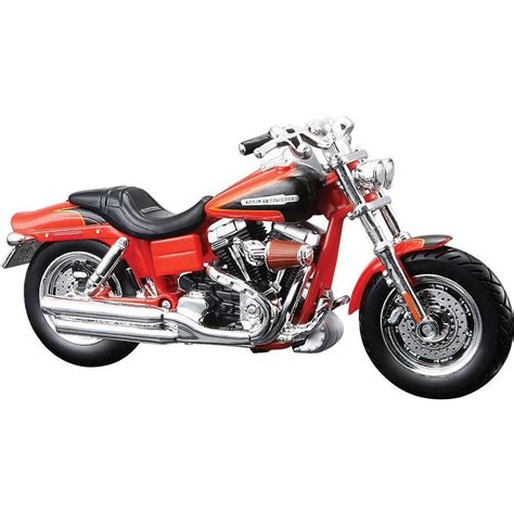 Miniatura Moto Harley Davidson 2009 Fxdfse Cvo Fat Bob 1 18 Maisto