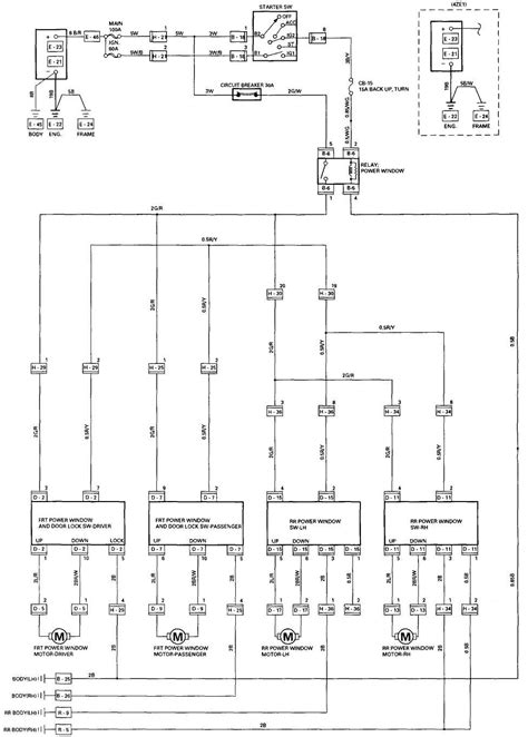 Wiring Diagram For Toyota Power Mirror Switch