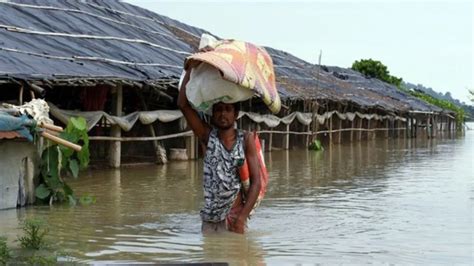 Assam Floods Situation Continues To Remain Grim Over Three Thousand