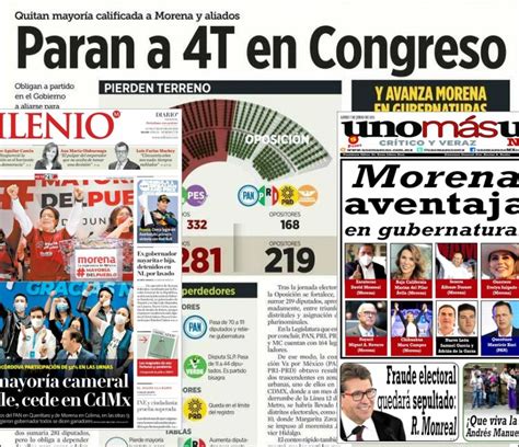 Elecciones En México El Resultado En Las Portadas De Los Periódicos