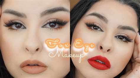 How To Fox Eye Trend Smokey Fox Eye Makeup Tutorial Youtube