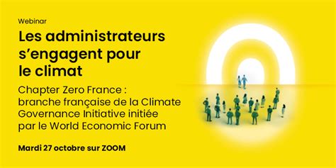 Webinaire De Chapter Zero France Autour Du Climate Finance Day Le 27