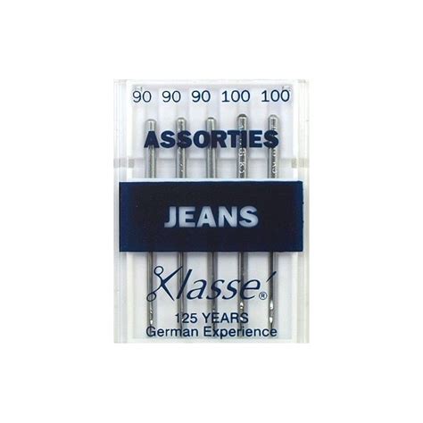 Aiguille Machine à coudre Jeans Assortiment x5