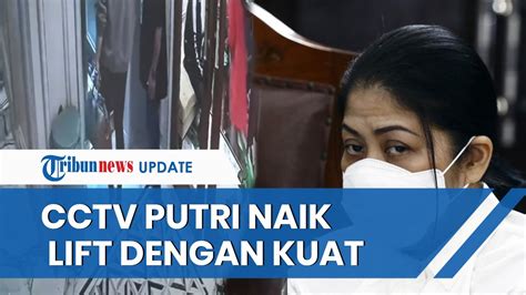 Putri Candrawathi Terekam CCTV Masuk Lift Bersama Kuat Maruf Di Rumah