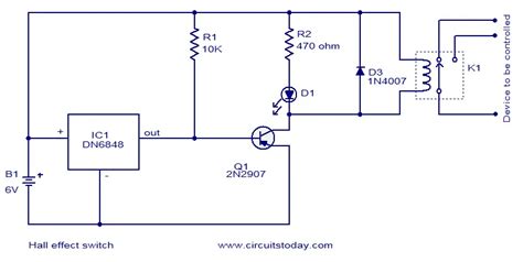 Hall Effect Circuit Diagram Hall Effect Sensors