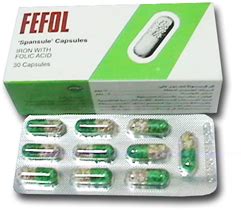 Fefol 190mg Capsule - Rosheta