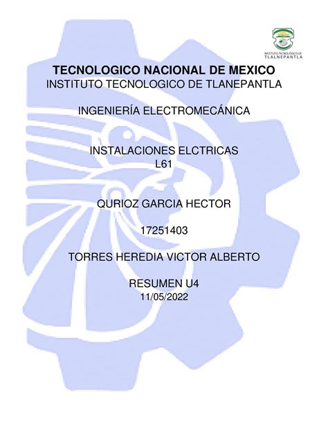 Quiroz Hector Unidad Tecnologico Nacional De Mexico Instituto