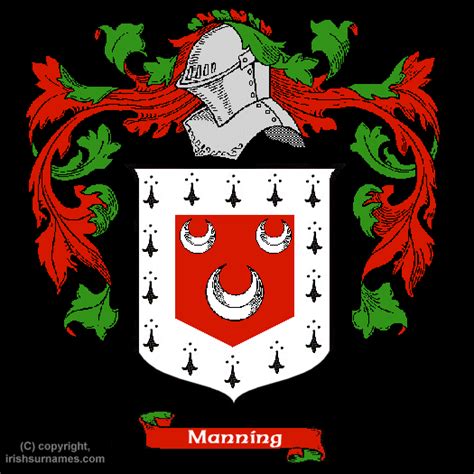 Manning Coat of Arms, Family Crest - Free Image to View - Manning Name ...