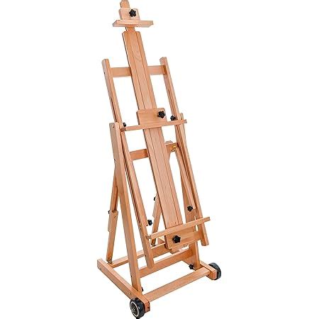 Amazon U S Art Supply Medium Wooden H Frame Studio Easel With