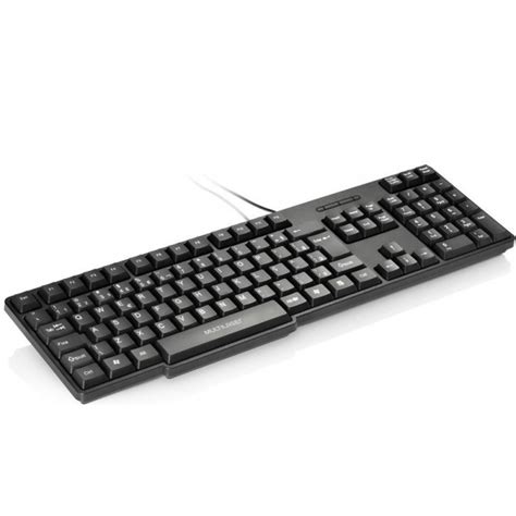 FG Grupo TECLADO BASICO SLIM PRETO USB MULTILASER