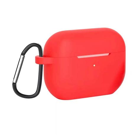 Ripley FUNDA PROTECTORA SILICONA PARA AIRPODS PRO 2 GEN ROJO