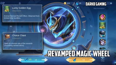 Revamped Magic Wheel Magic Wheel New User Interface Mobile Legends