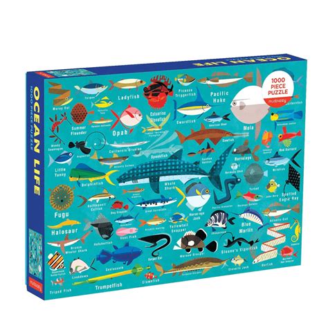 Mudpuppy Puzzle Ocean Life 1000 pieces - Rocket Toys