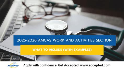 Amcas Work And Activities Section Accepted