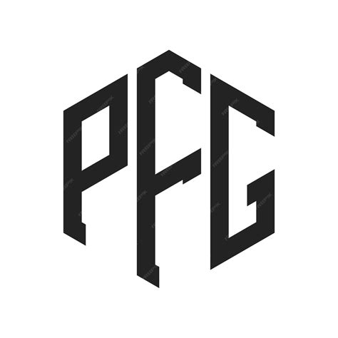 premium vector pfg logo design initial letter pfg monogram logo