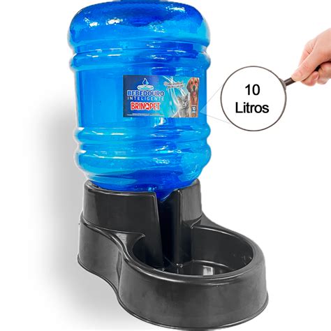 Bebedouro Automático Grande Cachorro Gato Galão de 10 Litros Shopee