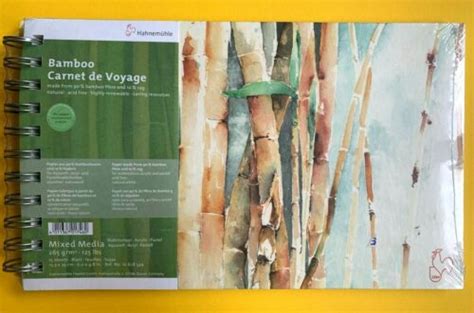 Hahnem Hle Bamboo Carnet De Voyage Mixed Media Skizzenbuch Aquarell