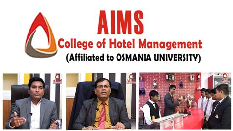 Aims Hotel Management College In Hyderabad Osmania University Hybiz