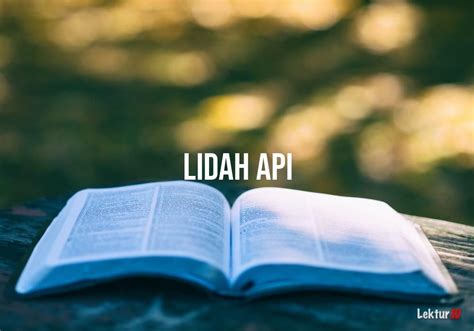 Arti Lidah Api di Kamus Besar Bahasa Indonesia (KBBI)