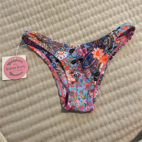 KULANI KINIS X Lexi Hidalgo Boho Vintage V Bikini Depop