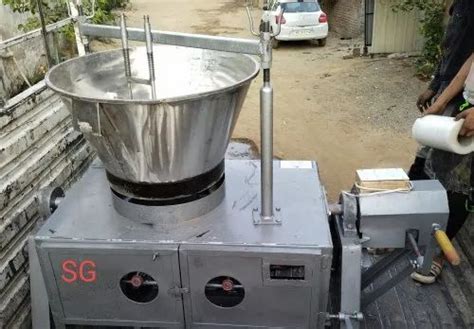 Stainless Steel Sweet Tub Type Khoya Making Machine 220v Capacity