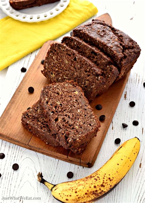 Chocolate Banana Bread Gluten Free Vegan Dairy Free