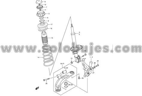 Soporte Amortiguador Dzire Solobujes