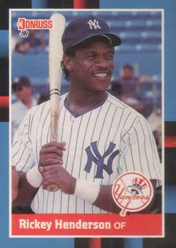 1988 Donruss 277 Rickey Henderson Trading Card Database