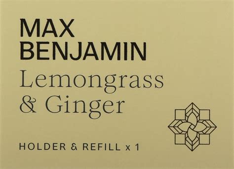 Max Benjamin Car Fragrance Lemongrass And Ginger Car Perfume Makeup