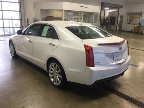 25 500 2018 Cadillac ATS 2 0L Turbo Luxury White 4D Sedan In Dayton