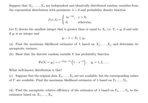 Solved Suppose That X Xn Are Independent And Chegg