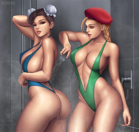 Rule 34 2girls Ass Big Ass Big Breasts Breasts Cammy White Chun Li