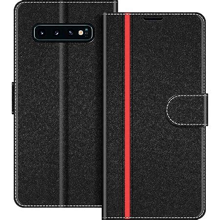 HOOMIL Handyhülle für Samsung Galaxy S10 Hülle Premium Leder Flip