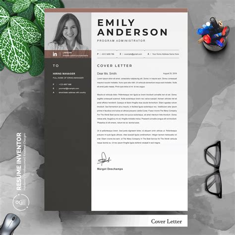 Simple Resume Template Modern Resume Free Template MasterBundles