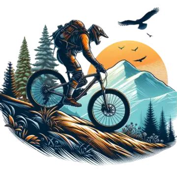 Mountain Bike Art PNG Transparent Images Free Download | Vector Files ...