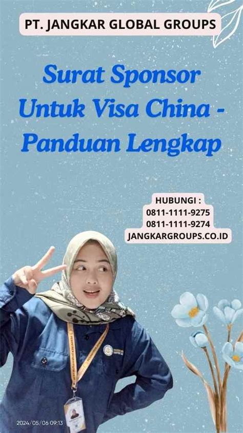 Surat Sponsor Untuk Visa China Panduan Lengkap Jangkar Global Groups