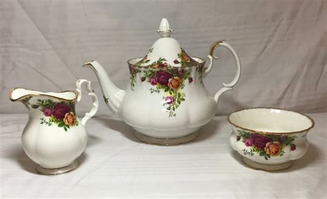 Royal Albert Teapot Sugar Bowl And Milk Jug 3 Catawiki