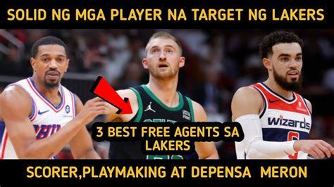 Solid Ng Mga Free Agents Na Kinukuha Ng Los Angeles Lakers Gamit Ang