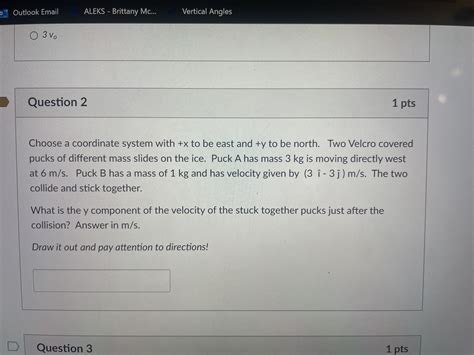 Solved Gliders A And B Collide On An Airt Rack The Mass Of