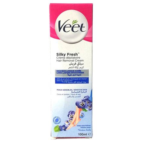 Veet Silky Fresh Hair Removal Cream For Dry Skin 100ml Urban Beauty