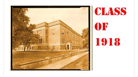 History Of Hillsborough High School Class Of 1918 Youtube